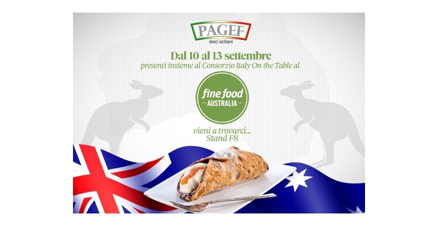 Dal 10 al 13 settembre, presenti al Fine Food Australia